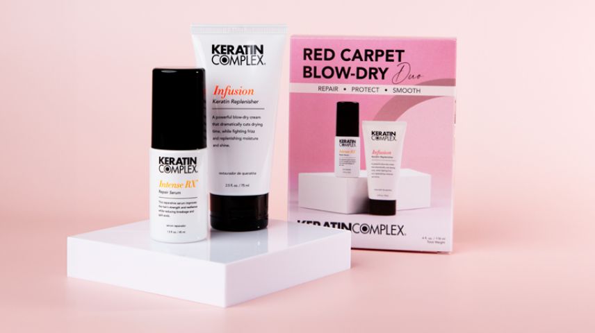 Keratin Complex Red Carpet Blow-dry product duo